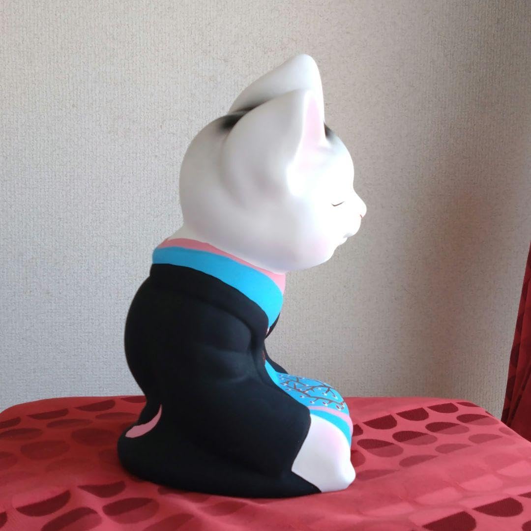 Amazon.co.jp: 1114迄限定値引品『芸者猫8号』人呼び 良縁 招き猫限定